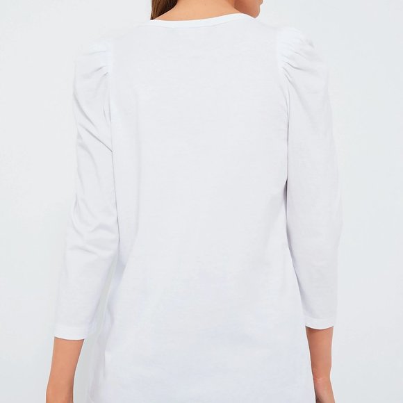 Pomander Place Classic White Long Sleeve Top - Picture 3 of 8